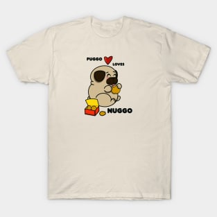 Puggo Loves Nuggo T-Shirt